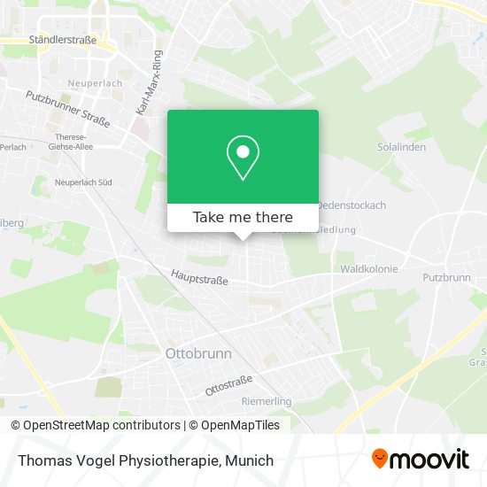 Thomas Vogel Physiotherapie map