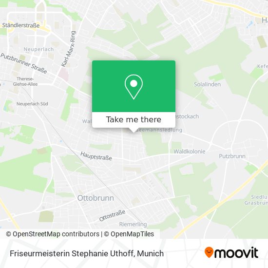 Friseurmeisterin Stephanie Uthoff map