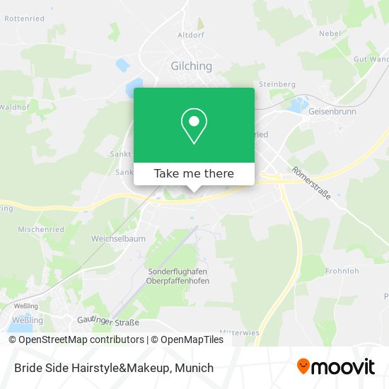 Bride Side Hairstyle&Makeup map