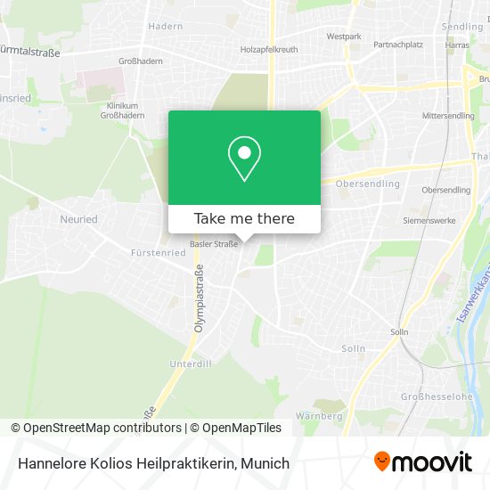 Hannelore Kolios Heilpraktikerin map