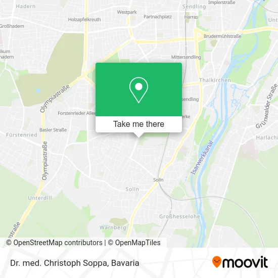 Карта Dr. med. Christoph Soppa