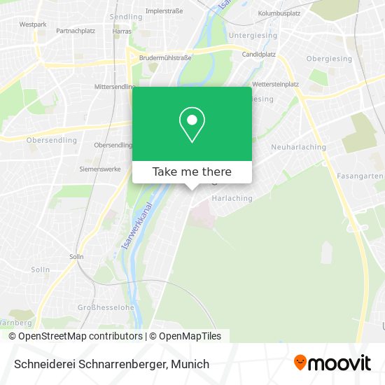 Schneiderei Schnarrenberger map