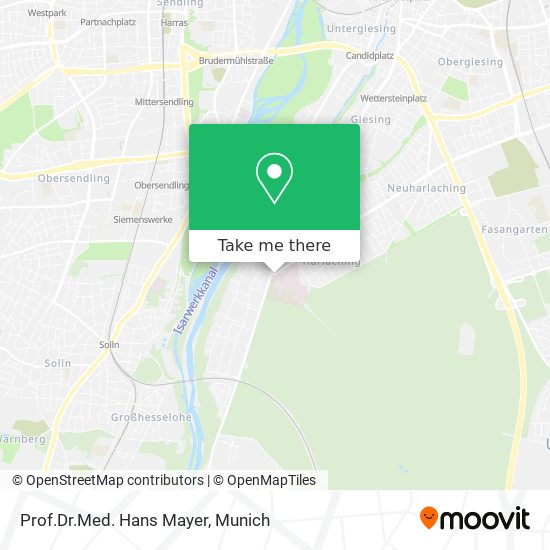 Prof.Dr.Med. Hans Mayer map