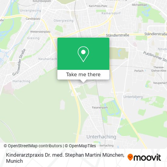 Kinderarztpraxis Dr. med. Stephan Martini München map