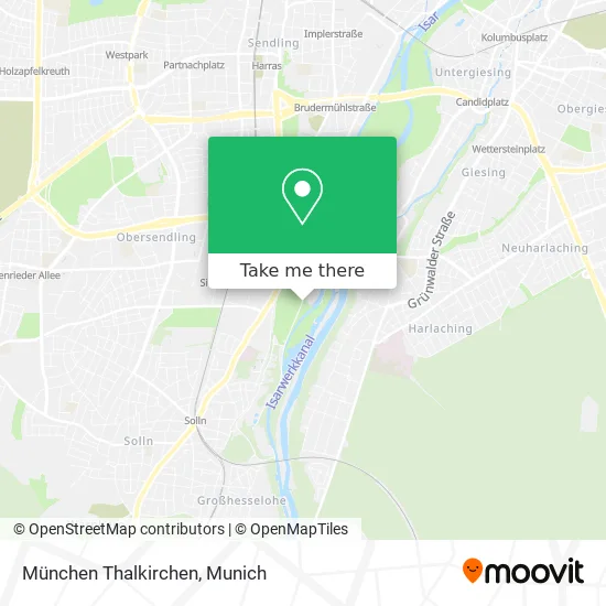 Карта München Thalkirchen