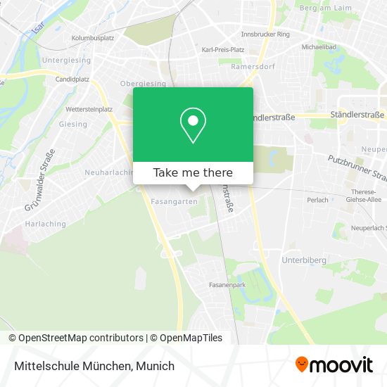 Mittelschule München map