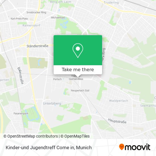 Kinder-und Jugendtreff Come in map
