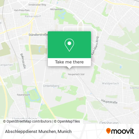 Abschleppdienst Munchen map