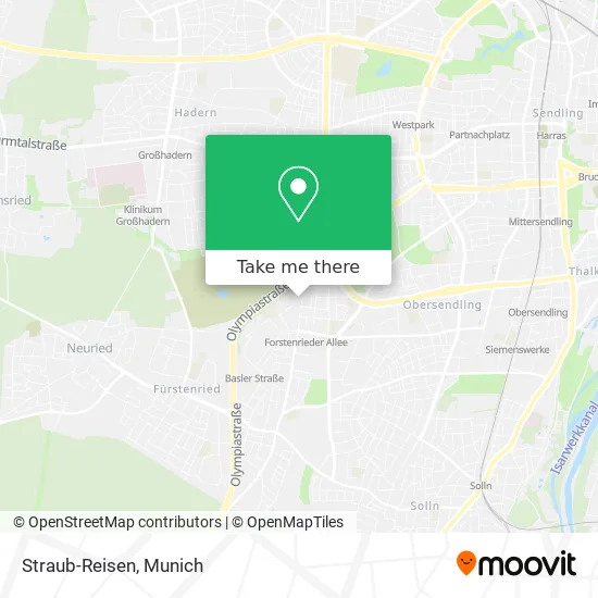 Карта Straub-Reisen