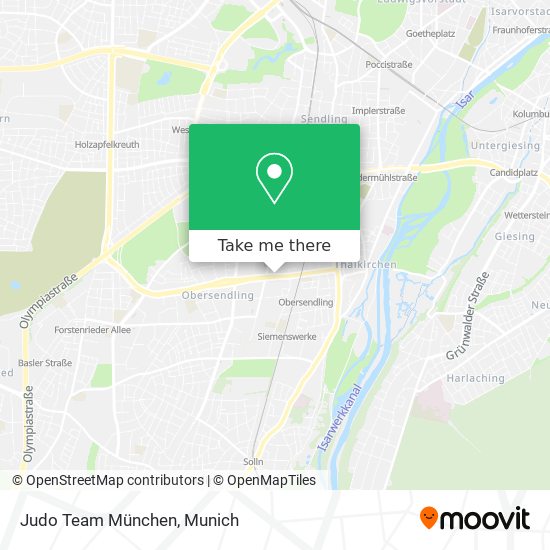 Judo Team München map