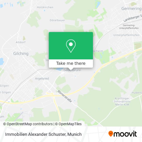 Immobilien Alexander Schuster map