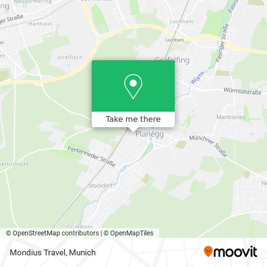 Mondius Travel map