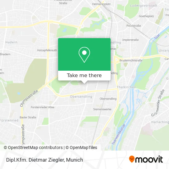 Карта Dipl.Kfm. Dietmar Ziegler