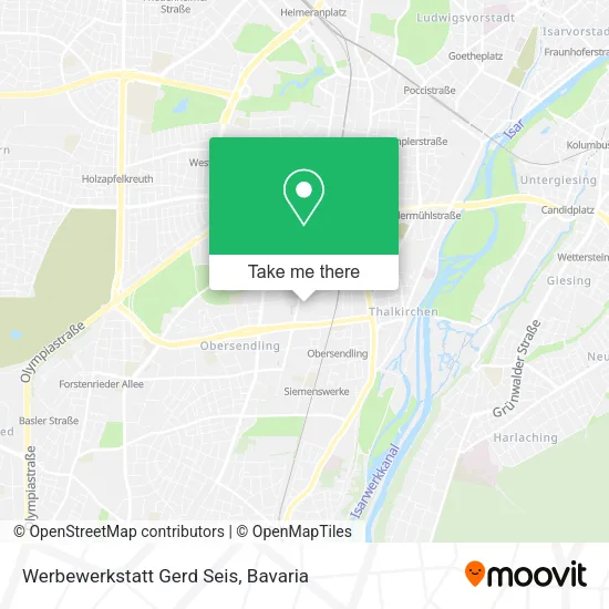 Карта Werbewerkstatt Gerd Seis