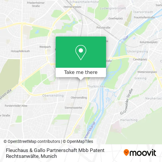 Карта Fleuchaus & Gallo Partnerschaft Mbb Patent Rechtsanwälte