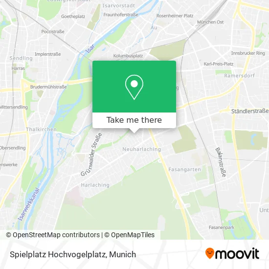 Карта Spielplatz Hochvogelplatz