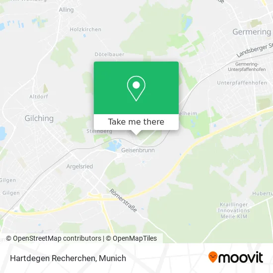 Карта Hartdegen Recherchen