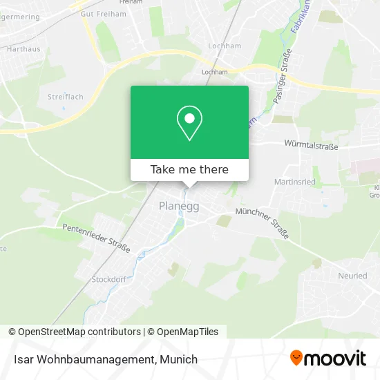 Карта Isar Wohnbaumanagement