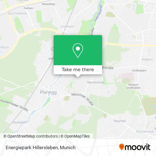 Energiepark Hillersleben map