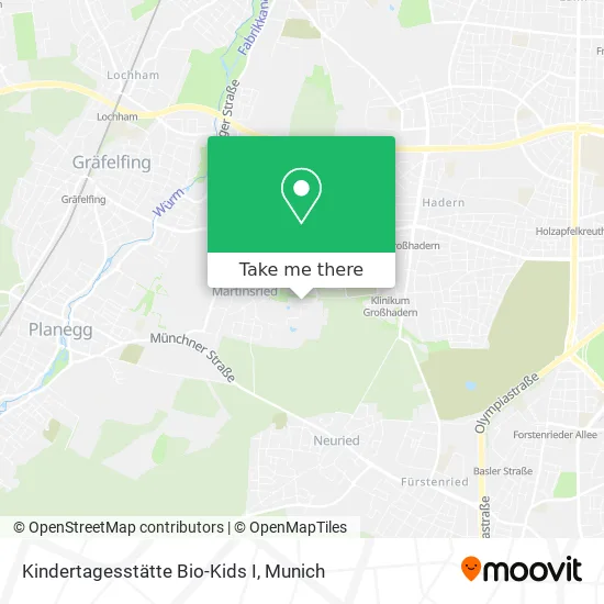 Карта Kindertagesstätte Bio-Kids I
