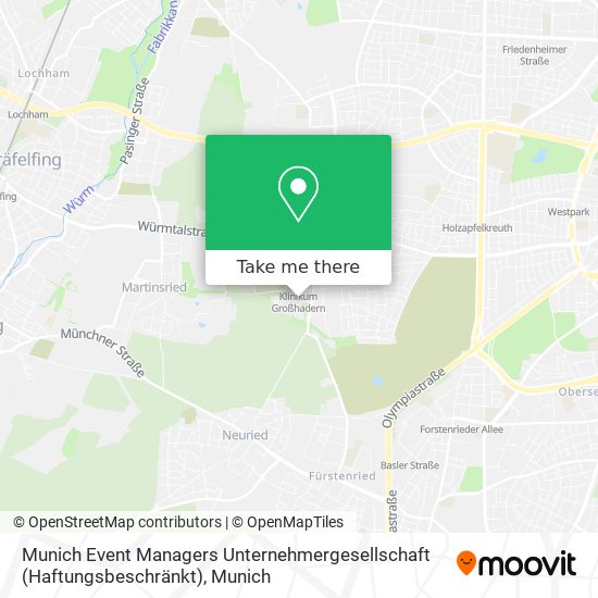 Munich Event Managers Unternehmergesellschaft (Haftungsbeschränkt) map