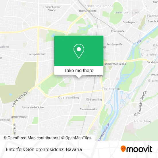 Карта Enterfels Seniorenresidenz