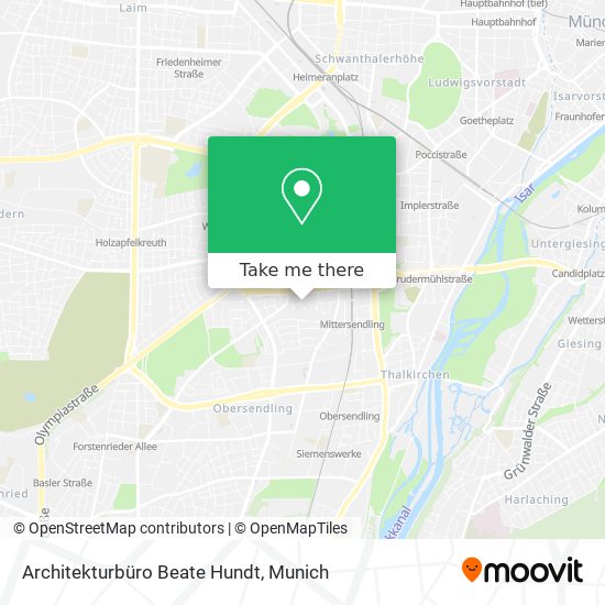 Architekturbüro Beate Hundt map