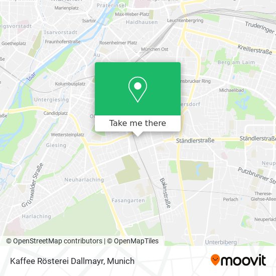 Kaffee Rösterei Dallmayr map