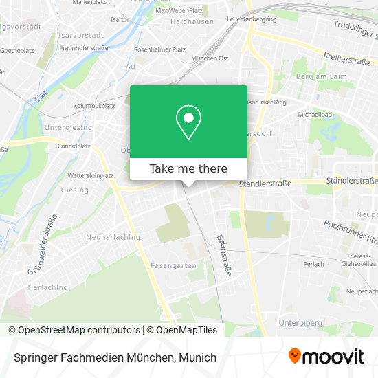 Карта Springer Fachmedien München