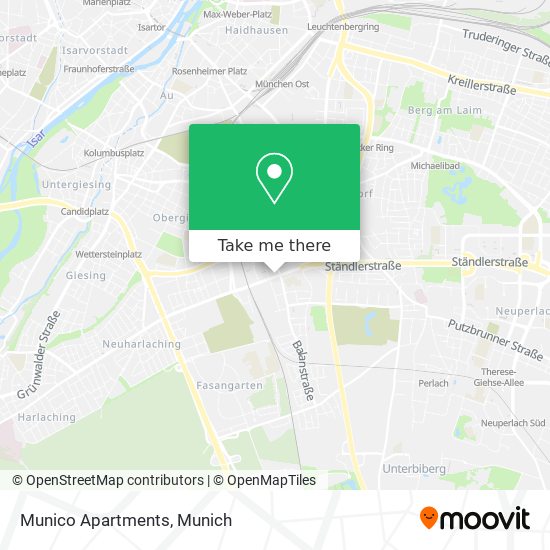 Munico Apartments map