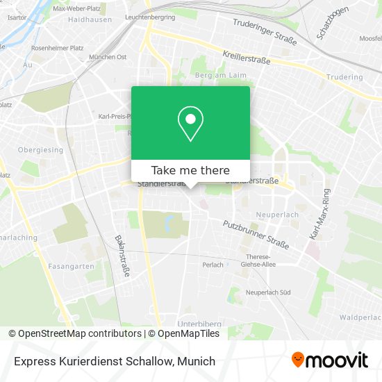 Express Kurierdienst Schallow map