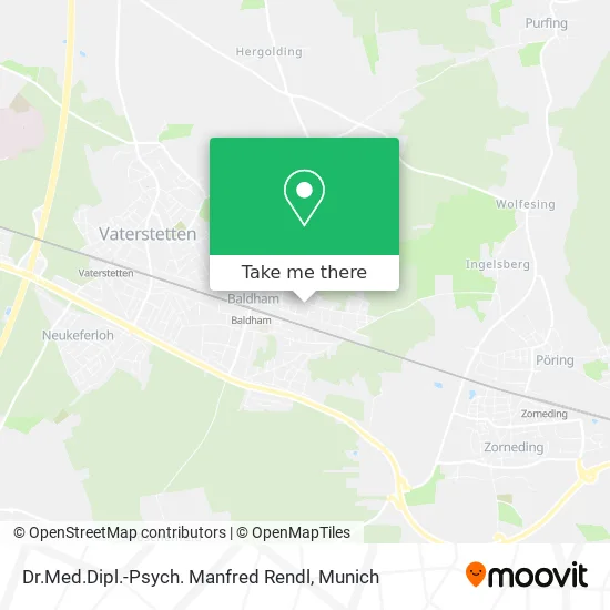 Карта Dr.Med.Dipl.-Psych. Manfred Rendl