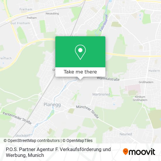 P.O.S. Partner Agentur F. Verkaufsförderung und Werbung map