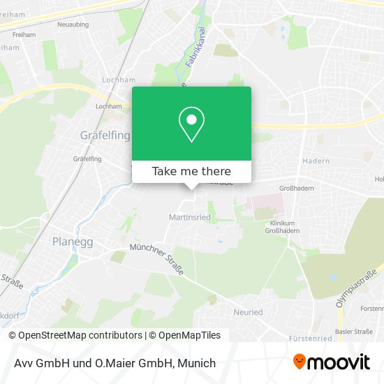 Avv GmbH und O.Maier GmbH map