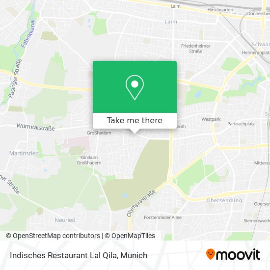 Indisches Restaurant Lal Qila map