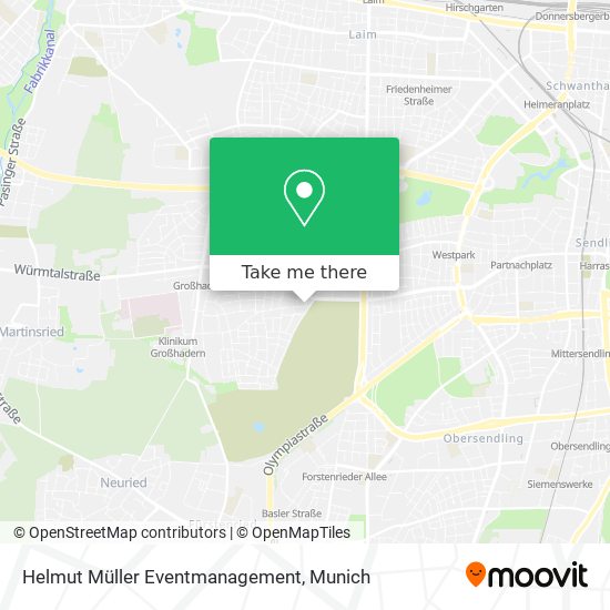 Helmut Müller Eventmanagement map