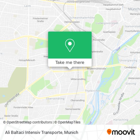 Ali Baltaci Intensiv Transporte map