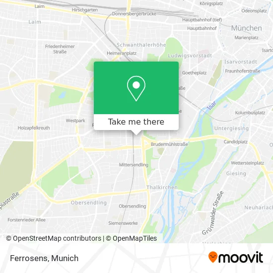 Карта Ferrosens