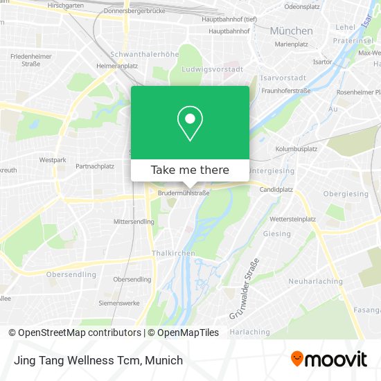 Карта Jing Tang Wellness Tcm