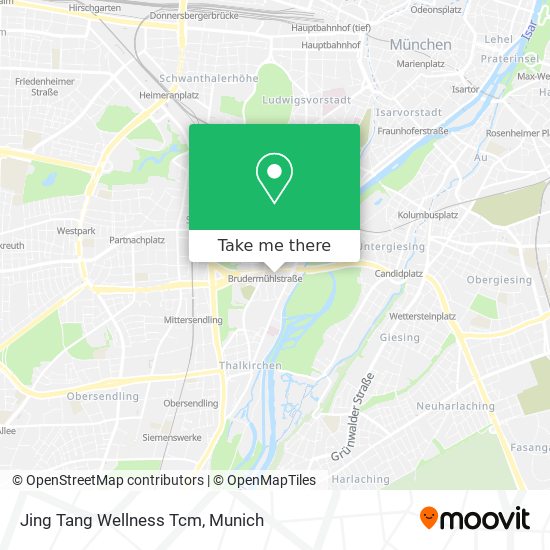 Jing Tang Wellness Tcm map