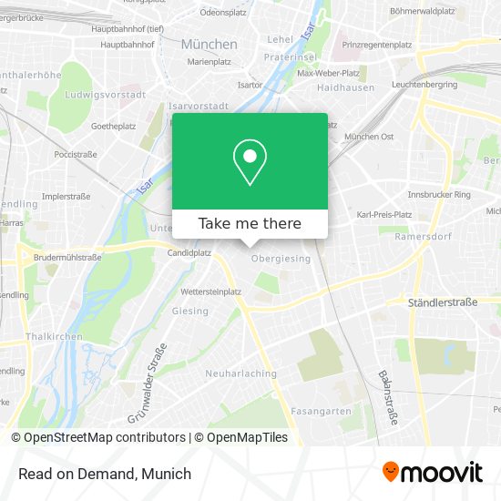 Read on Demand map