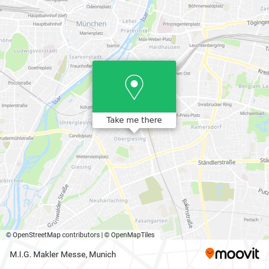 M.I.G. Makler Messe map