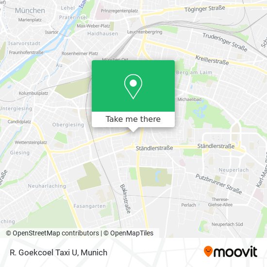 R. Goekcoel Taxi U map