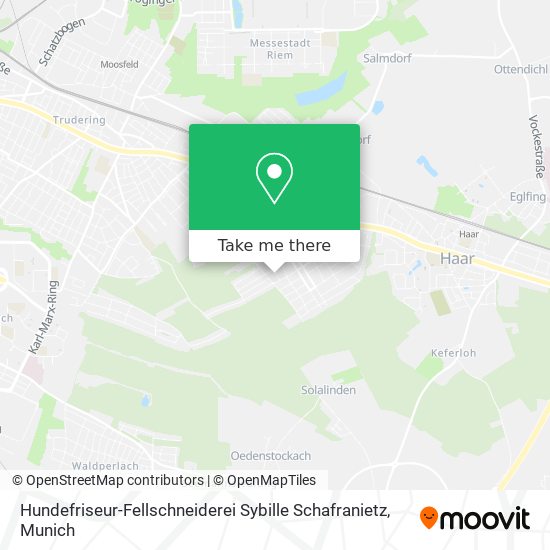 Hundefriseur-Fellschneiderei Sybille Schafranietz map