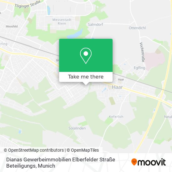 Карта Dianas Gewerbeimmobilien Elberfelder Straße Beteiligungs