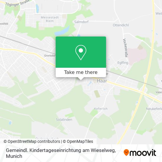 Gemeindl. Kindertageseinrichtung am Wieselweg map