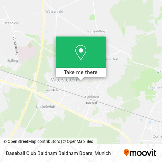 Карта Baseball Club Baldham Baldham Boars