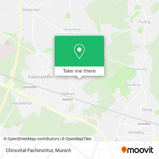Chrisvital-Fachinstitut map