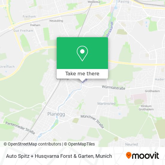 Auto Spitz + Husqvarna Forst & Garten map