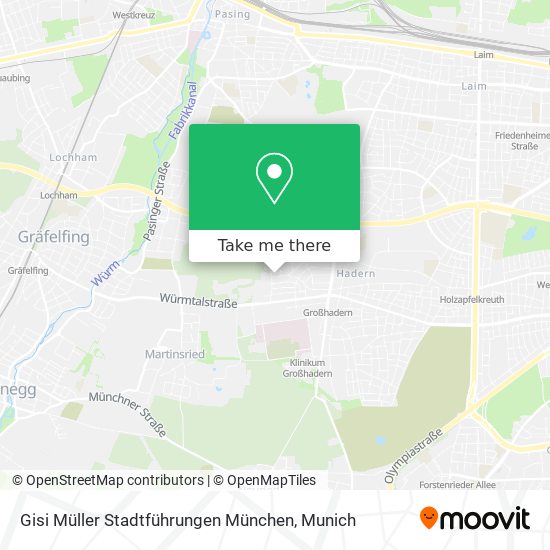 Gisi Müller Stadtführungen München map